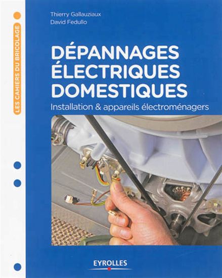 Dépannages électriques domestiques : installation & appareils électroménagers - DAVID FEDULLO - THIERRY GALLAUZIAUX
