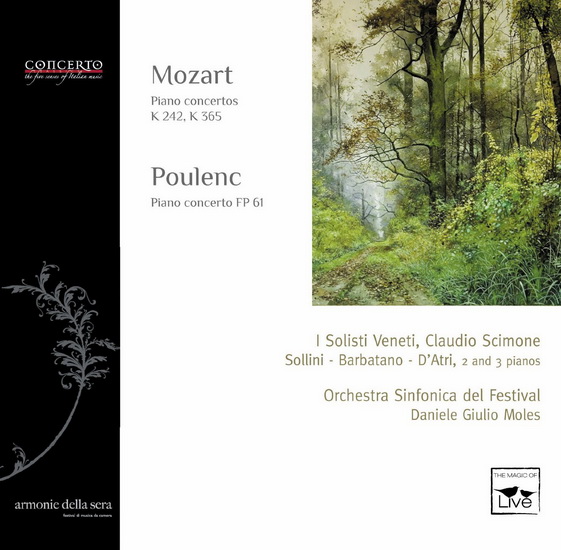Piano Concertos K 242, K 365, Piano Concerto FP 61 - MOZART - POULENC