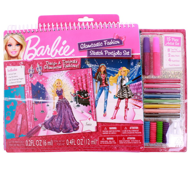 Barbie sketch portfolio on sale