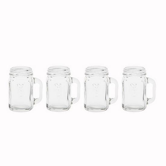 Ens. 4 Shooters pot mason