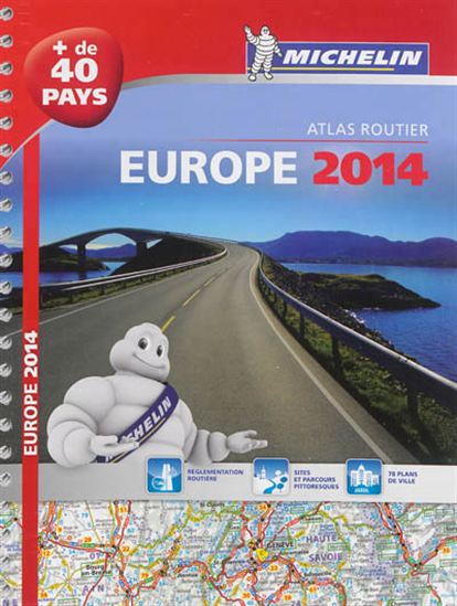Atlas routier Europe 2014 - COLLECTIF