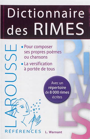 Dictionnaire des rimes N. éd. - L WARNANT