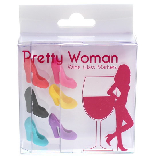 Identificateurs à verres talon haut 6 pcs