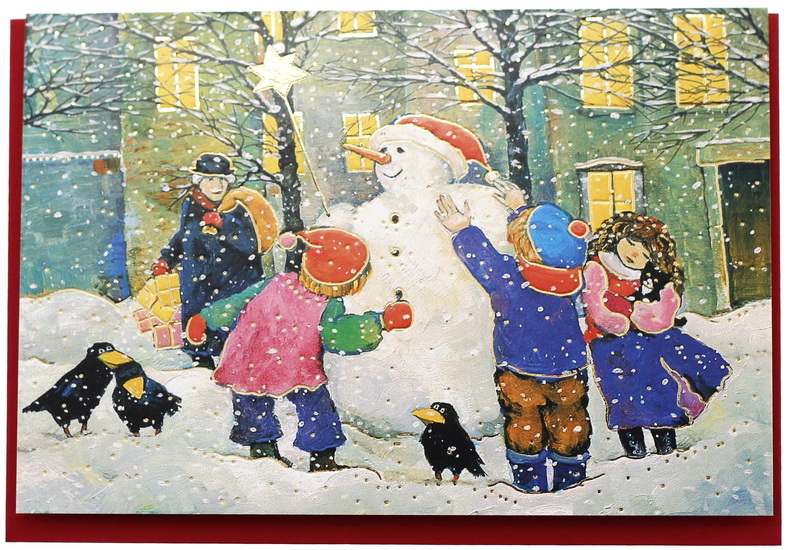 Koblinger: Enfants et bonhomme de neige