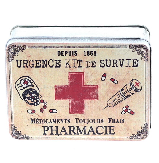 Boîte en métal Urgence kit de survie