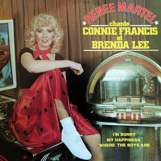 Chante Connie Francis et Brenda Lee - MARTEL RENÉE