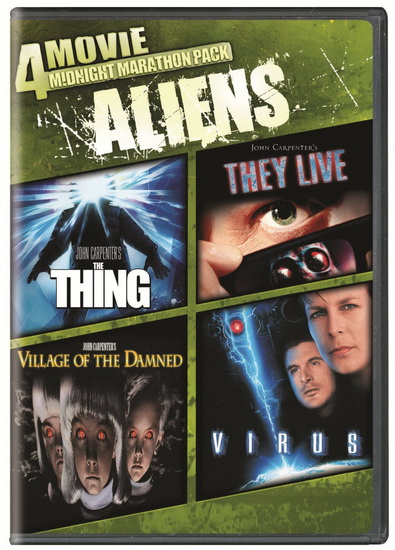 4-Movie Midnight Marathon Pack: Aliens (The Thing, They Live, Village of the Damned, Virus)