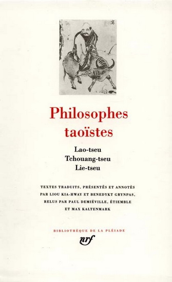 Philosophes taoistes T.01 - COLLECTIF