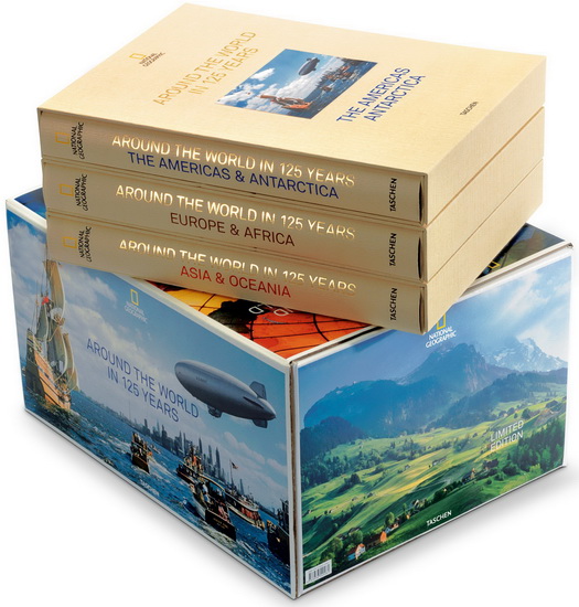 National Geographic : le tour du monde en 125 ans Cof. 3 vls - REUEL GOLDEN