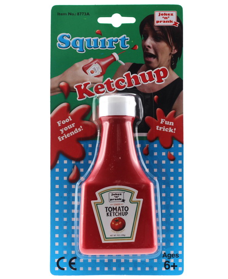 Fausse bouteille de ketchup