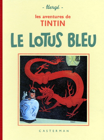 Le Lotus bleu F/S N/B - HERGE