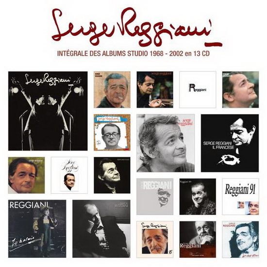 Intégrale des albums studio 1968-2002 (13CD) - REGGIANI SERGE