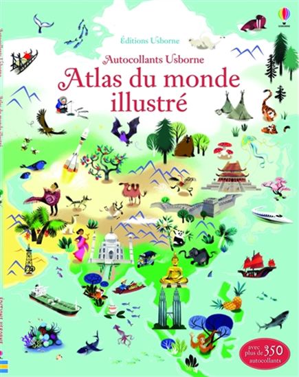Atlas du monde illustré - SAM LAKE - NATHALIE RAGONDET