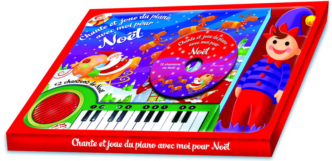 Chante et joue du piano avec moi pour Noël - COMPILATION + PIANO JOUET ET LUTIN