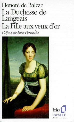 Duchesse de Langeais/Fille aux yeux d'or - BALZAC HONORE DE