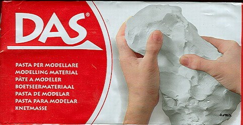 PATE MINERALE A MODELER BLANC 1KG