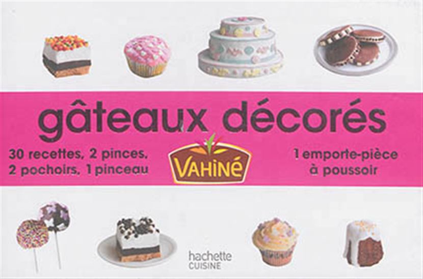 Gâteaux décorés avec Vahiné : mini-coffret N. éd. - CATHERINE MOREAU