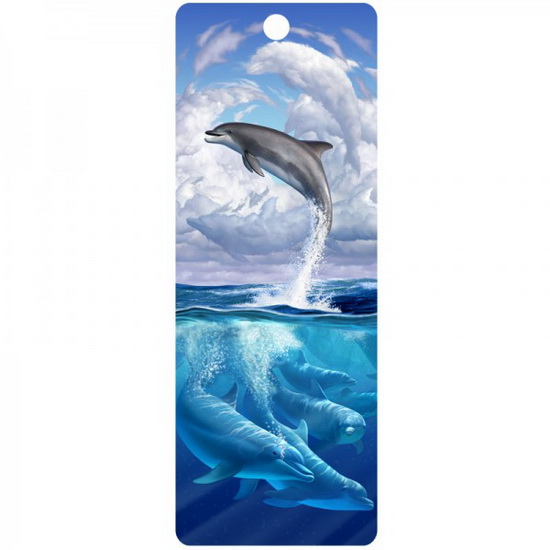 Signet 3D Tourbillon de dauphins