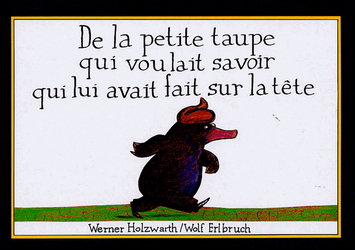 De la petite taupe qui voulait savoir qui lui avait fait sur la tête - WERNER HOLZWARTH - WOLF ERLBRUCH