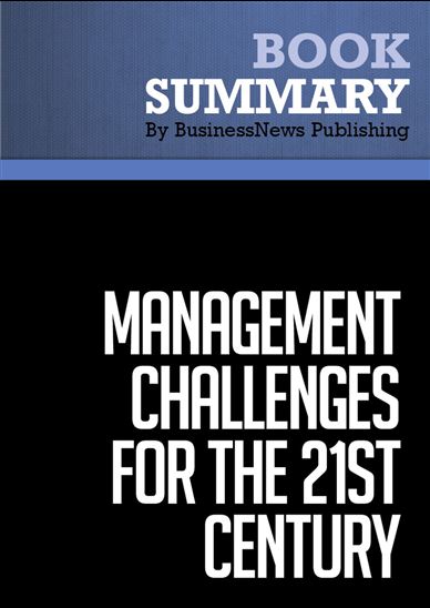 Management Challenges For The 21st Century