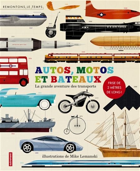 Autos, motos et bateaux : la grande aventure des transports - MIKE LEMANSKI