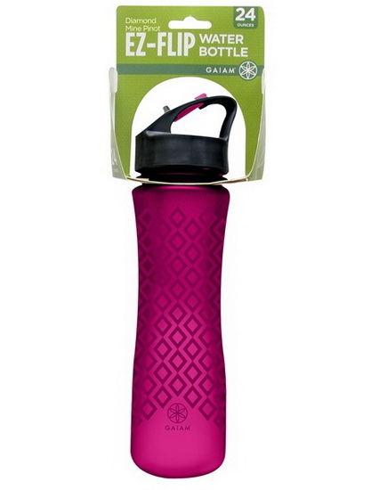 Bouteille d'eau motif lozanges rose - ACCESSOIRES