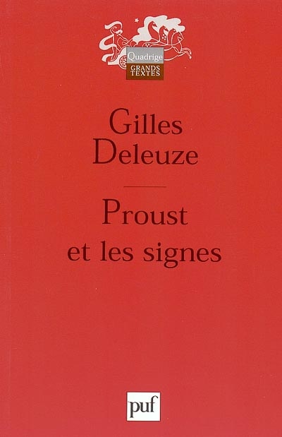 Proust et les signes - GILLES DELEUZE