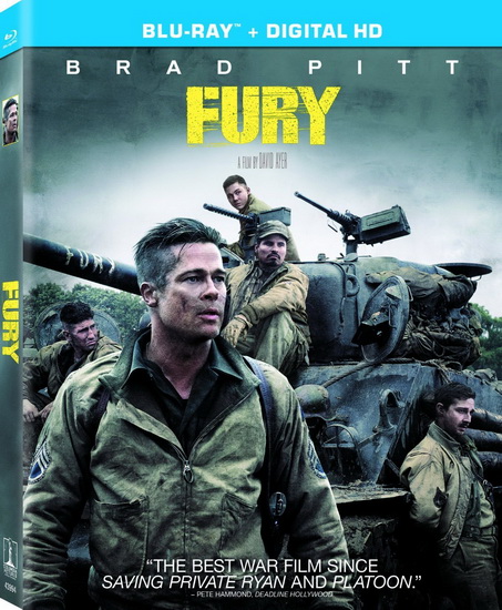 Fury (Blu-Ray+UV) - AYER DAVID