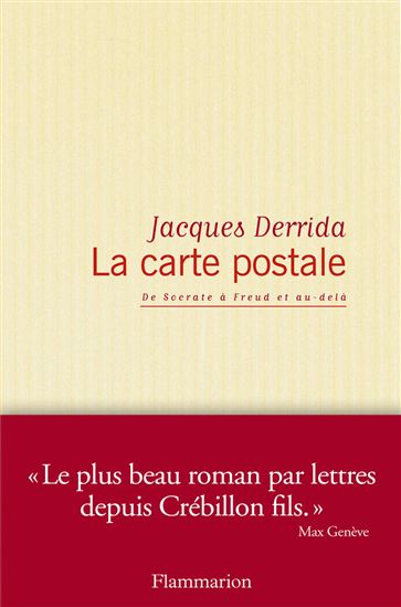 CARTE POSTALE:DE SOCRATE A FREUD AU-DELA - JACQUES DERRIDA