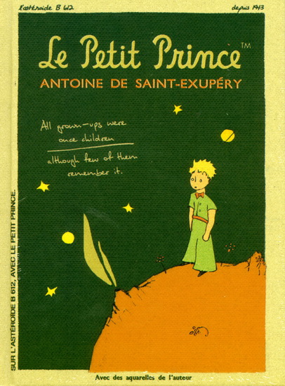 Journal blanc Le Petit Prince Planète 224p 13x18.2cm