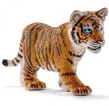 Figurine bébé tigre du Bengale