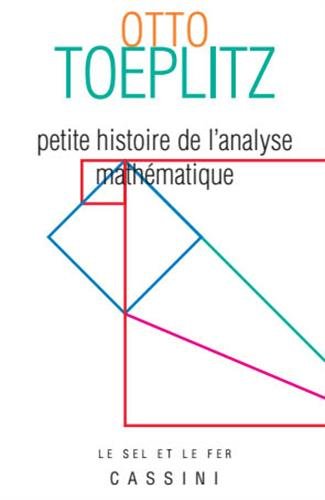 La Génèse de l&#39;analyse matémathique - OTTO TOEPLITZ