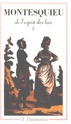 De l&#39;esprit des lois T.02 - MONTESQUIEU
