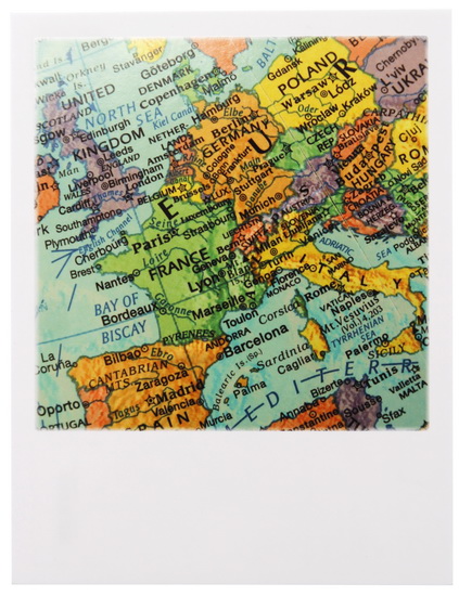 Carte postale Carte Europe