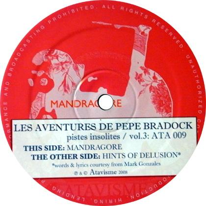 Pistes Insolites Vol.3 (Vinyl) - BRADOCK PÉPÉ