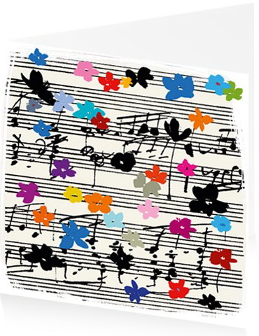 Frean: Portée de musique florale