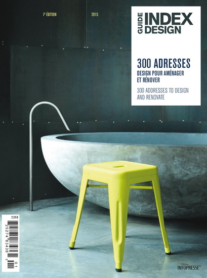 Guide Index Design : 300 adresses design pour aménager et rénover/300 addresses to design and renovate 7e éd. 2015 - COLLECTIF