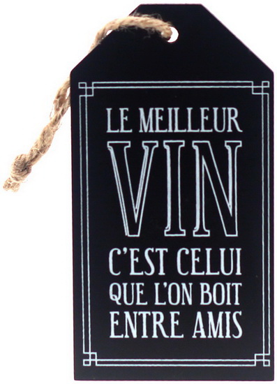 Étiquette pour bouteille de vin: Le meilleur vin …