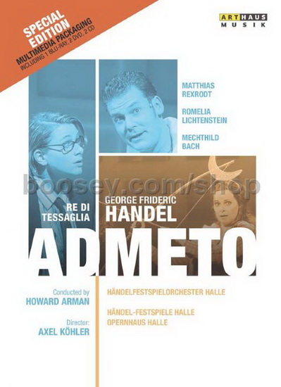 Admeto, Special Edition (2CD+2DVD+1BR) - HANDEL GEORG FREDERIC
