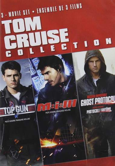 Tom Cruise Collection 3-Movie Set (Mission Impossible 3 + Mission Impossible: Ghost Protocol + Top Gun) - DIVERS