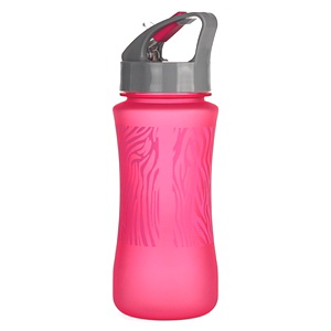 Bouteille d'eau pour enfant - Rose zèbré 532ml