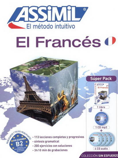 El Francés 4 CD + MP3 N. éd. Cof. - COLLECTIF