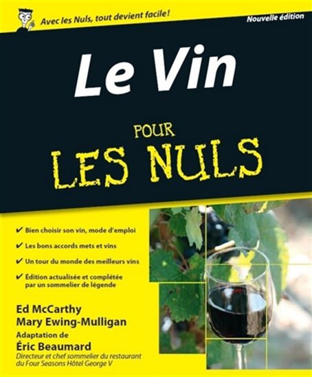 Le Vin pour les nuls 8e éd. - ÉRIC BEAUMARD & AL