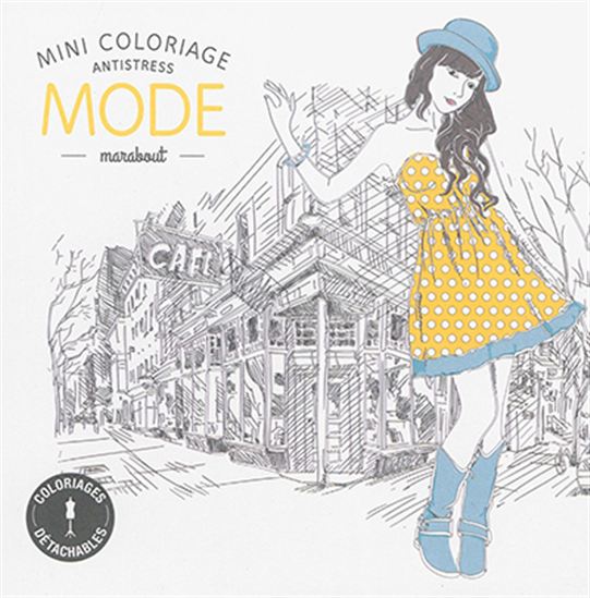 Mode : mini coloriage antistress - COLLECTIF