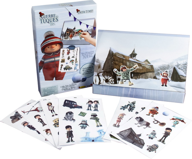 Autocollants  repositionnables Guerre des Tuques