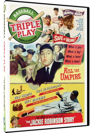 Triple Play Baseball Triple Feature (Kill The Umpire/Jackie Robinson Story/Safe At Home)