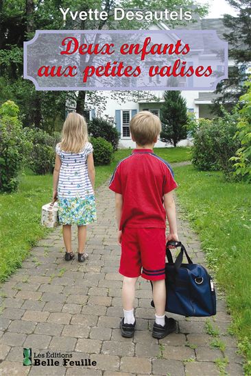 Deux enfants aux petites valises - YVETTE DESAUTELS