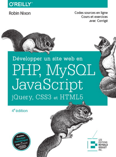 Développer un site web en PHP, MySQL et JavaScript 4e éd. - ROBIN NIXON