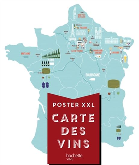 La Cartes des vins de France - MELODY DENTURCQ