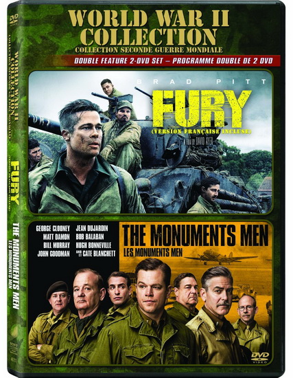 Fury / The Monuments Men (WWII Collection) - DIVERS